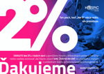 DARUJTE nám, prosíme, aj v roku 2020 VAŠE 2 % z dane