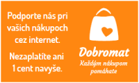 DOBROMAT - každým nákupom pomáhate :)