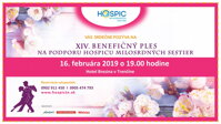 XIV. benefičný ples Hospicu, ktorý sa konal 16. 2. 2019