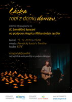 IX. benefičný koncert hospicu - LÁSKA robí z domu DOMOV, ktorý sa konal 15. 12. 2019