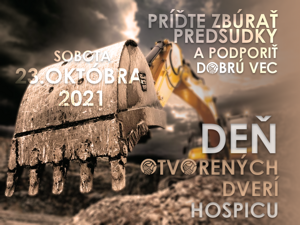 Príďte zbúrať predsudky a podporte dobrú vec - Deň otvorených dverí hospicu