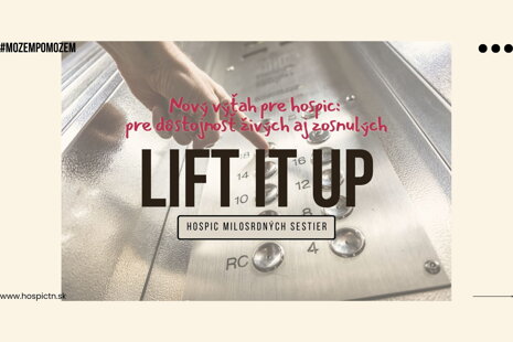 Nový výťah pre hospic: pre dôstojnosť živých aj zosnulých