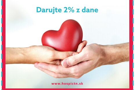 DARUJTE, prosíme, VAŠE 2% z dane