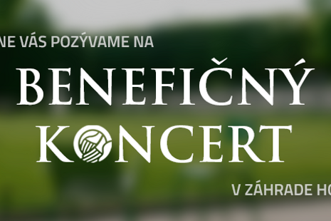 Benefičný koncert v záhrade hospicu